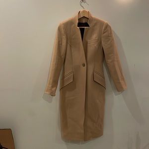 Camel wool fall coat